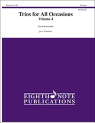 Trios for All Occasions, Vol. 4 Clarinet Trio cover